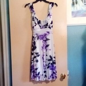 Floral semi formal dress